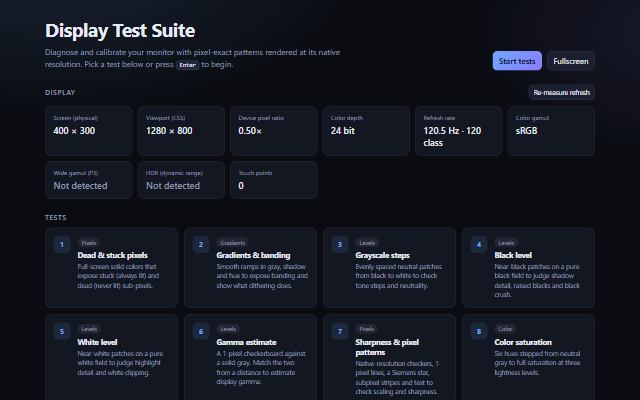 Test monitora – Claude Haiku 5.5