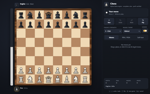 Šach s enginom – Claude Opus 5.5